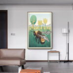 vintage bee poster
