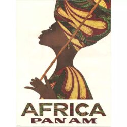 vintage africa poster
