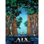 vintage poster aix en provence