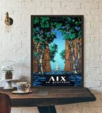 vintage poster aix en provence