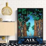 vintage poster aix en provence