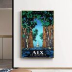 vintage poster aix en provence