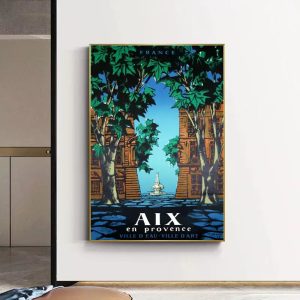 vintage poster aix en provence