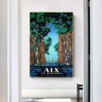 vintage poster aix en provence