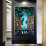 vintage poster aix en provence