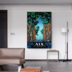 vintage poster aix en provence