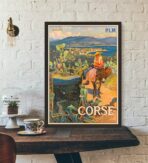 vintage poster ajaccio