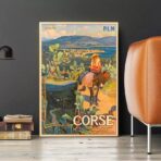 vintage poster ajaccio
