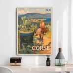 vintage poster ajaccio