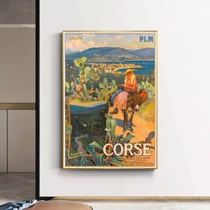vintage poster ajaccio