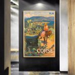 vintage poster ajaccio