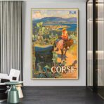 vintage poster ajaccio