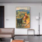 vintage poster ajaccio