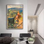 vintage poster ajaccio