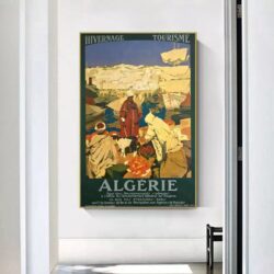 vintage algeria poster