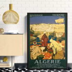 vintage algeria poster