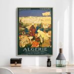 vintage algeria poster