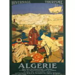 vintage algeria poster
