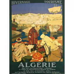 vintage algeria poster