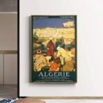 vintage algeria poster