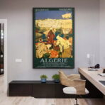 vintage algeria poster