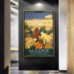 vintage algeria poster