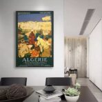 vintage algeria poster
