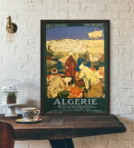 vintage algeria poster