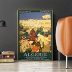 vintage algeria poster