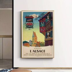 vintage alsace poster