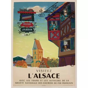 vintage alsace poster
