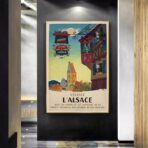 vintage alsace poster