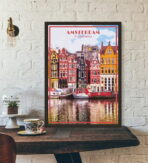 vintage amsterdam poster