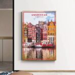vintage amsterdam poster