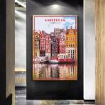vintage amsterdam poster