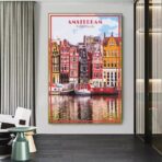 vintage amsterdam poster