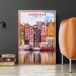 vintage amsterdam poster