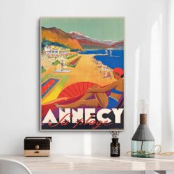 vintage poster annecy