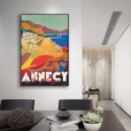 vintage poster annecy