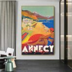 vintage poster annecy