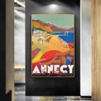 vintage poster annecy