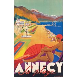 vintage poster annecy