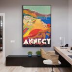 vintage poster annecy