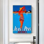 vintage poster antibes juan les pins