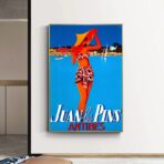 vintage poster antibes juan les pins