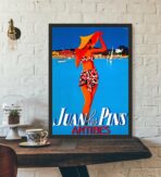 vintage poster antibes juan les pins