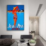 vintage poster antibes juan les pins