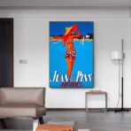vintage poster antibes juan les pins