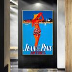 vintage poster antibes juan les pins