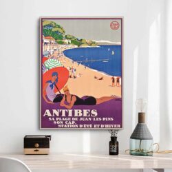 vintage poster antibes